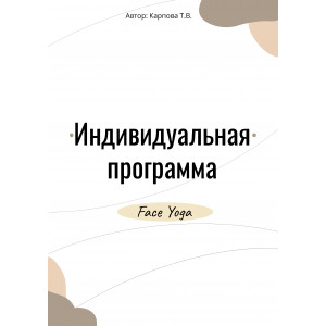 Индивидуальная программа